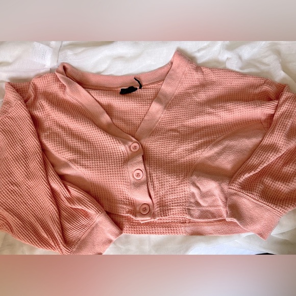Out from Under peach cardigan - Picture 1 of 2